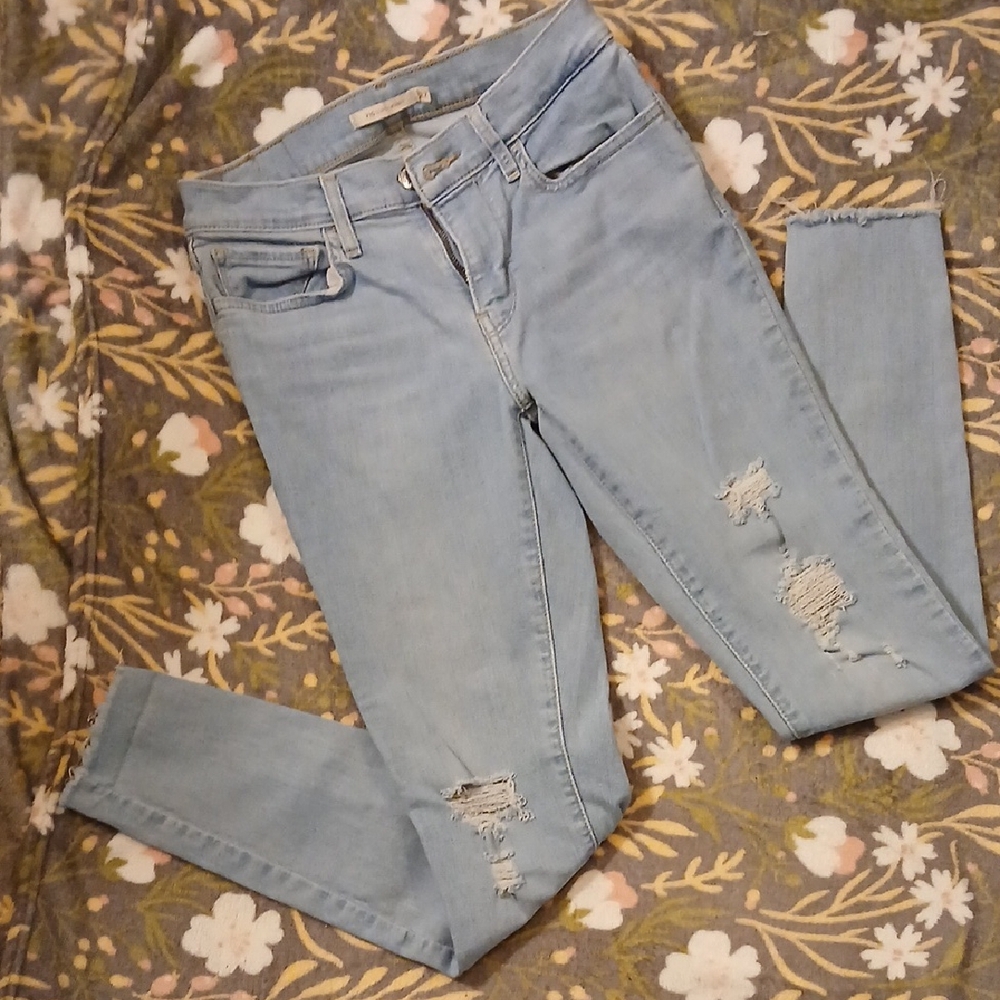 Levi's Light Blue Skinny Jeans